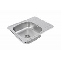 Кухонная мойка из нержавеющей стали Valeso 6550 Satin (0,8/180 мм)