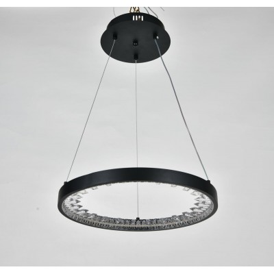 Люстра подвесная светодиодная Valeso G23529-40 BK