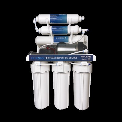 Система обратного осмоса Filtrons Modern (White) 6-ти ступенчатая, с помпой