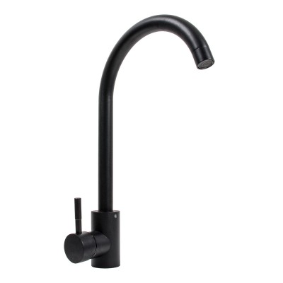 Смеситель для кухни Platinum 56 B NESP (3008 А) Черный матовый Смеситель для кухни Platinum 56 B NESP (3008 А) Черный матовый