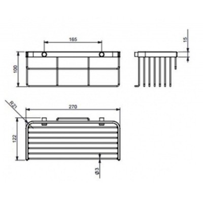 Полочка в ванную SONIA CONTRACT 157549