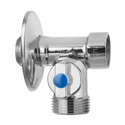 Кран для подключения приборов ZW-16-020 1/2"Зx1/2"Вx3/4"С