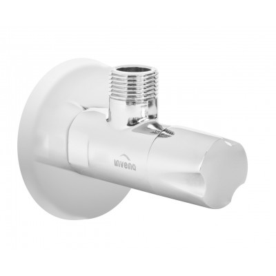 Кран угловой керамический приборный Invena ZW-49-015 Кран угловой керамический приборный Invena ZW-49-015