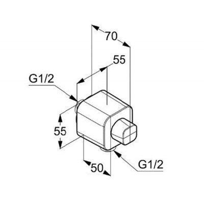 Подключение шланга KLUDI A-QA 655450500