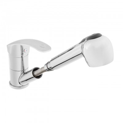 Смеситель для кухни с вытяжным изливом Invena Nea BZ-83-W01