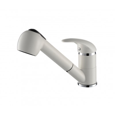 Смеситель кухонный Aquasanita Rondo 2581-710 Alba, белый