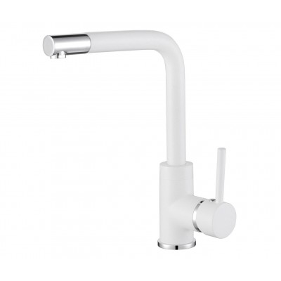 Смеситель кухонный Aquasanita Forte 5553-710 Alba, белый