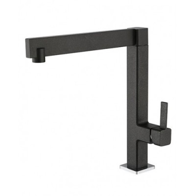 Смеситель кухонный Aquasanita Regito 2063, черный металлик