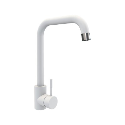 Смеситель для кухни Platinum NА3008B Белый