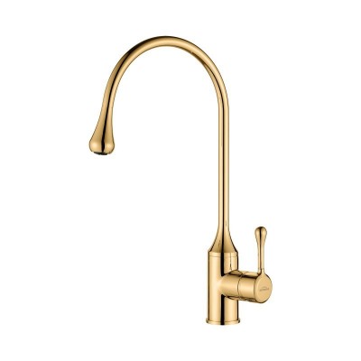 Смеситель для кухни Invena Pingo BZ-55-L09 золотой