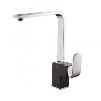 Смеситель кухонный Aquasanita Signa 2083-601 Black Metallic, черный металлик