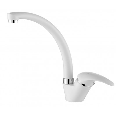 Смеситель кухонный Aquasanita Ambra 2813-710 Alba, белый