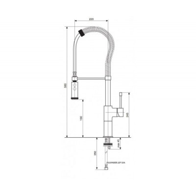 Смеситель для кухни EMMEVI EDEN CR71110 Смеситель для кухни EMMEVI EDEN CR71110