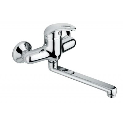 Смеситель для умывальника Emmevi JOLLY 250 мм настенный CR10005G