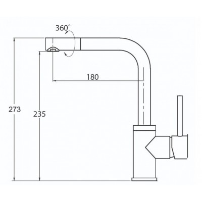 Смеситель кухонный Aquasanita Forte 5553-111 Silica, светло-бежевый Смеситель кухонный Aquasanita Forte 5553-111 Silica, светло-бежевый