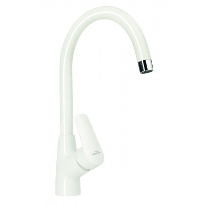 Смеситель для кухни Invena Corso BZ-81-L03, серо-бежевый