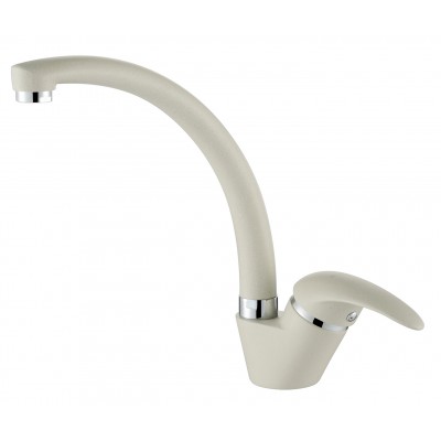 Смеситель кухонный Aquasanita Ambra 2813-111 Silica, светло-бежевый