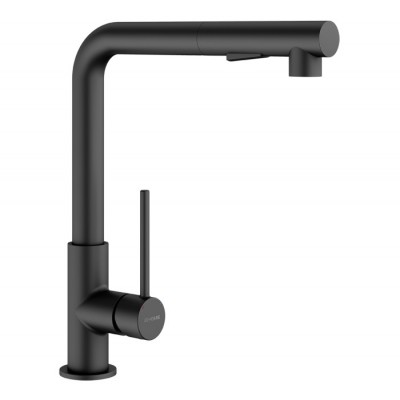 Смеситель для кухни с выдвижным изливом GENEBRE Tau, Black(FRV6120841)