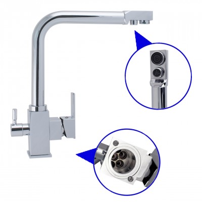 Смеситель кухонный с выходом под питьевую воду Raifil DF-090