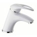 Смеситель для умывальника Emmevi LUXOR без донного клапана БЕЛЫЙ BC7003RTC
