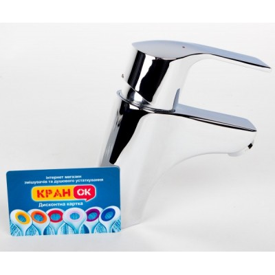 Смеситель для умывальника с клапаном TRES K 169103 Смеситель для умывальника с клапаном TRES K 169103