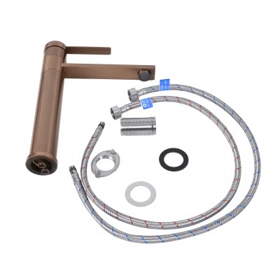 Смеситель для раковины Platinum Handmade 419001 PVD медный Смеситель для раковины Platinum Handmade 419001 PVD медный