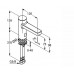 Бесконтактный смеситель для умывальника KLUDI ZENTA 3820205