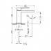 Смеситель для умывальника TRES SLIM 20210301NM Смеситель для умывальника TRES SLIM 20210301NM