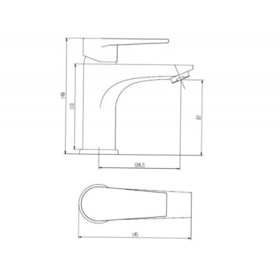Смеситель на умывальник MIXXEN МАРКА MXBN0476