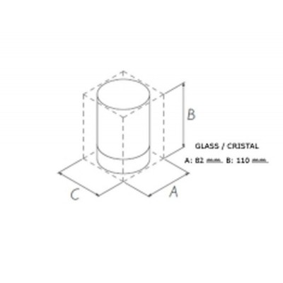 Запасной стакан SONIA TECNO PROJECT 096770 Запасной стакан SONIA TECNO PROJECT 096770