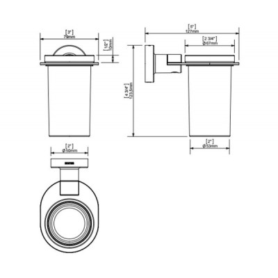 Настенный стакан SONIA TECNO PROJECT 166237