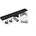 Линейный трап из нержавейки DESIRE Notte Black 600 мм