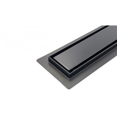 Линейный трап из нержавейки DESIRE Notte Black 600 мм