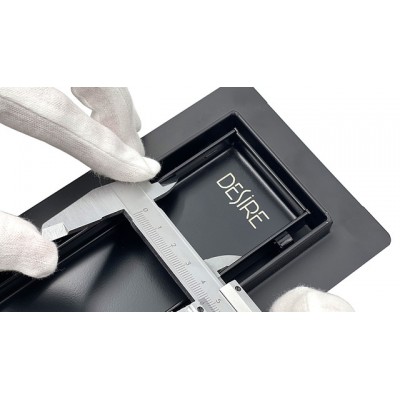 Линейный трап из нержавейки DESIRE Notte Black 600 мм