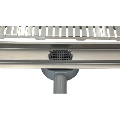 Линейный трап из нержавейки с поворотным сифоном DESIRE Divina 700 мм