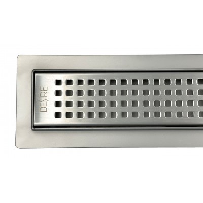 Линейный трап из нержавейки с поворотным сифоном DESIRE Tesoro 800 мм