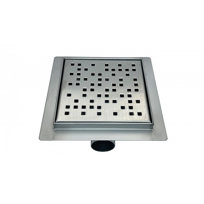 Душевой трап с сухим затвором Toscana 200х200 мм Душевой трап с сухим затвором Toscana 200х200 мм