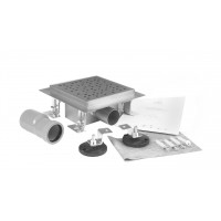 Душевой трап с сухим затвором Toscana 200х200 мм Душевой трап с сухим затвором Toscana 200х200 мм