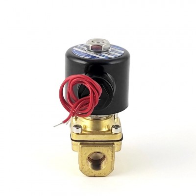 Нормально закрытый клапан прямого действия 3/8 Sanlixin 2W-100-10C EPDM AC220v 0-7 bar
