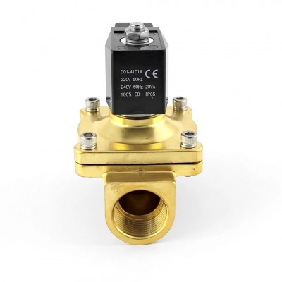 Нормально закрытый клапан прямого действия 1 дюйм Round Star 2W-25N-AC220v Нормально закрытый клапан прямого действия 1 дюйм Round Star 2W-25N-AC220v