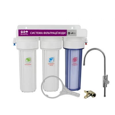 Проточный трехстадийный фильтр TRIO Проточный трехстадийный фильтр TRIO