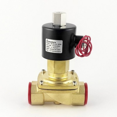 Соленоидный клапан открытый 1 1/4 прямого действия Sanlixin 2W-350-35H EPDM AC220V 0-5 bar
