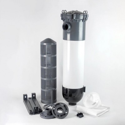 Фильтр высокой производительности механической фильтрации мешочного типа пластиковый PBF-2В подключение 2" фланец Фильтр высокой производительности механической фильтрации мешочного типа пластиковый PBF-2В подключение 2" фланец