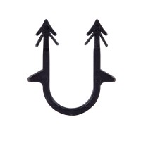 Скоба якорная Icma (UA) для пола, черная