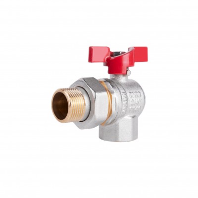 Кран шаровой "Американка" SD Plus угловой 3/4" ВН SD222W20 Кран шаровой "Американка" SD Plus угловой 3/4" ВН SD222W20