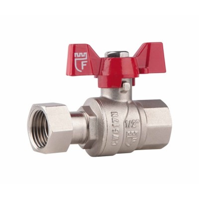 Кран шаровой с накидной гайкой SD Forte 3/4" ВР для воды прямой SF260W20 Кран шаровой с накидной гайкой SD Forte 3/4" ВР для воды прямой SF260W20