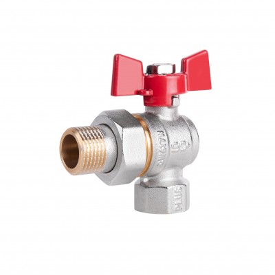 Кран шаровой "Американка" SD Plus 1/2" ВН угловой SD222NW15PN40 Кран шаровой "Американка" SD Plus 1/2" ВН угловой SD222NW15PN40