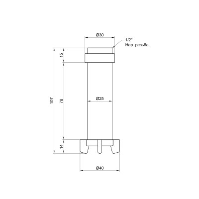 Фильтрующий катридж Icma для фильтров 1/2"х3/4" №752