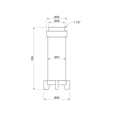 Фильтрующий катридж Icma для фильтров 1" 1/2х2" №752