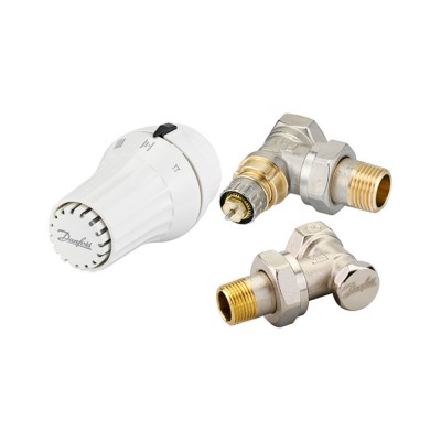 Комплект термостатический Danfoss RAE+RA-N+RLV-S 1/2" для радиатора угловой (013G5173)